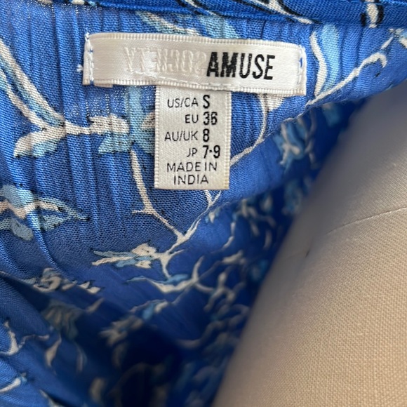 Amuse society short sleeve floral maxi wrap dress - Picture 7 of 9